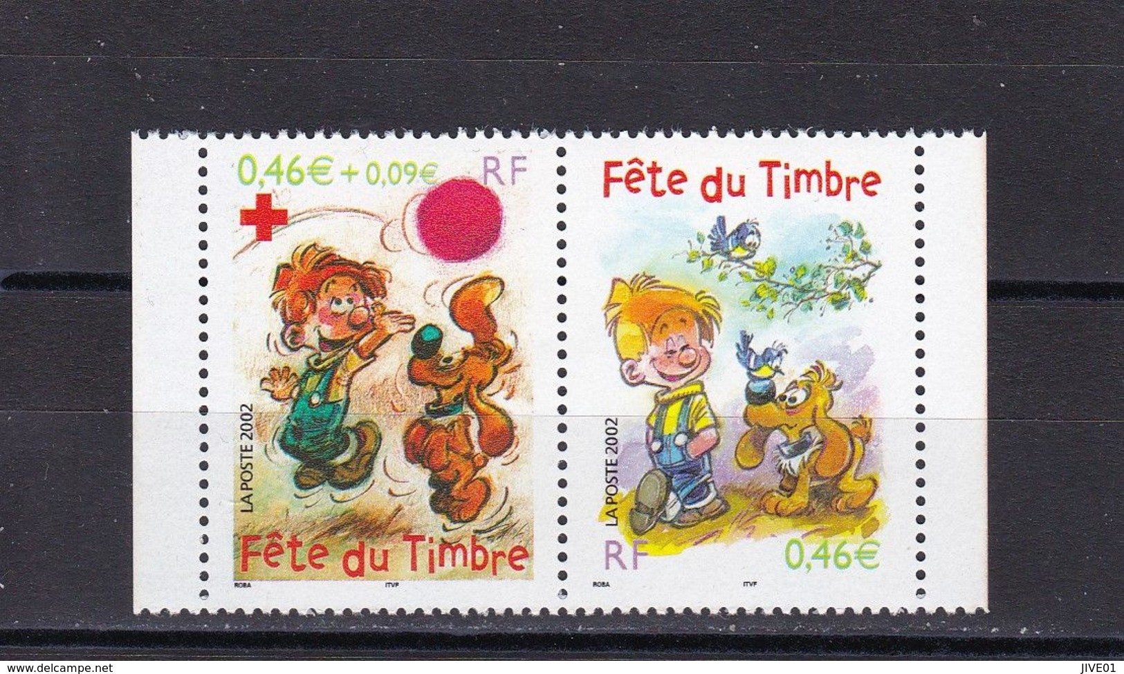 FRANCE 2002 :  NEUF**  LUXE   Y/T  N° 3468 PAIRE 3467a + 3468 ISSUS DE CARNET SOIT P3467A - Unused Stamps