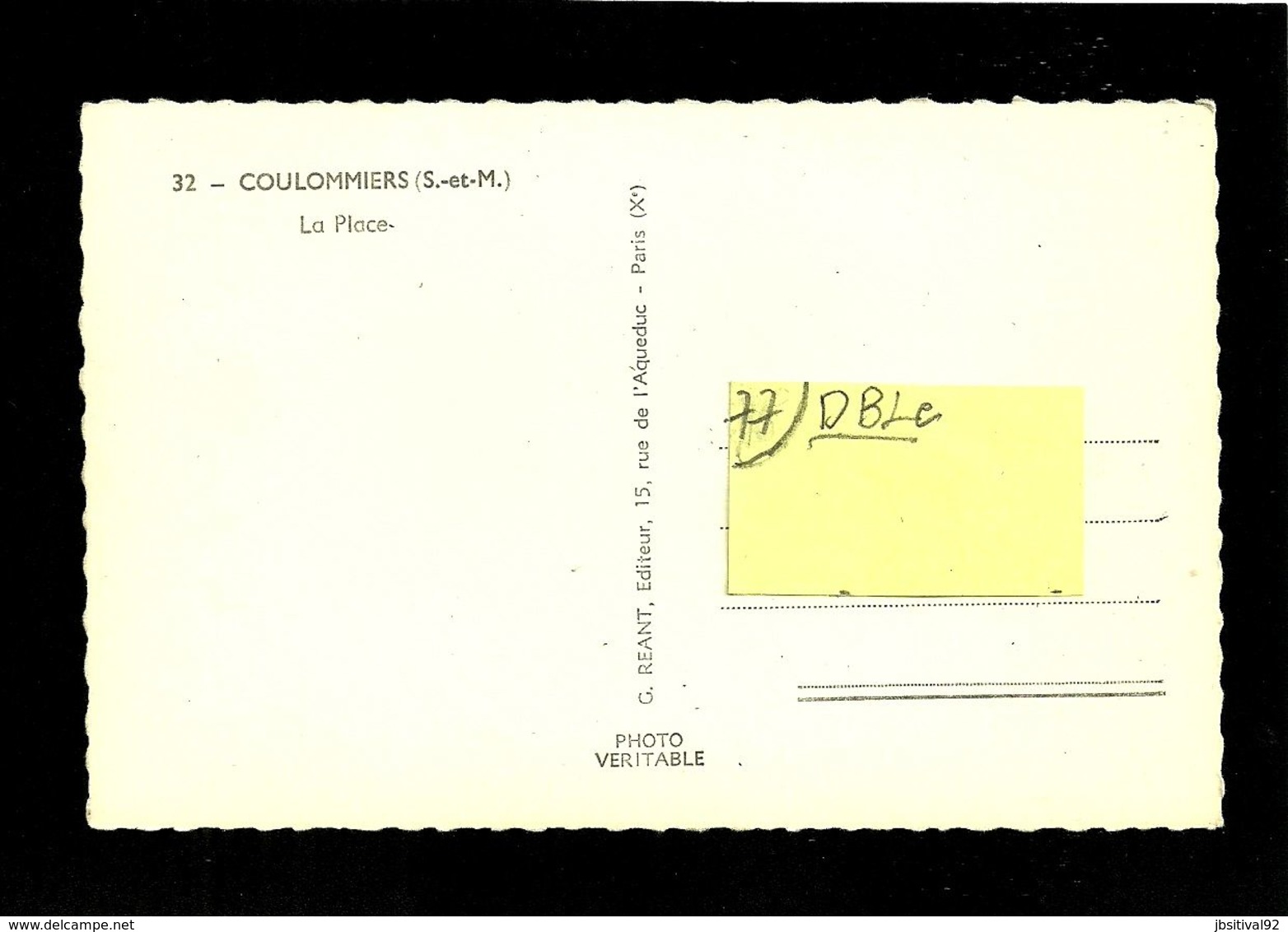 77  COULOMMIERS  N° 32 Anciennes  Voitures  LA PLACE  Goulet Turpin - Coulommiers