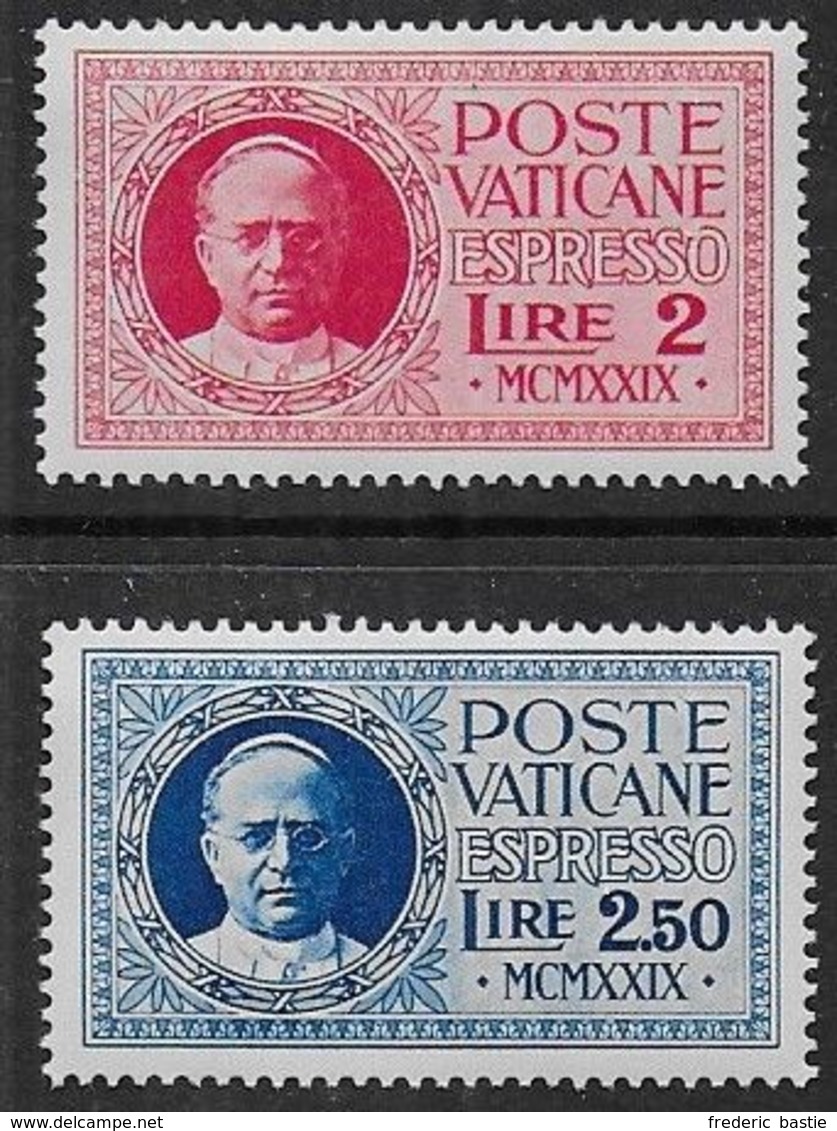 Vatican - N° 1 Et 2 * - Cote 45 € - Exprès
