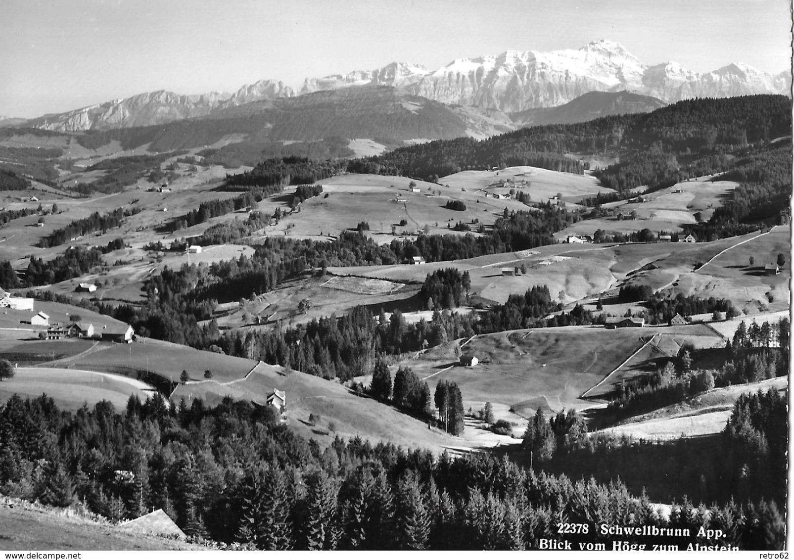 SCHWELLBRUNN → Blick Vom Högg Zum Alpstein - Schwellbrunn