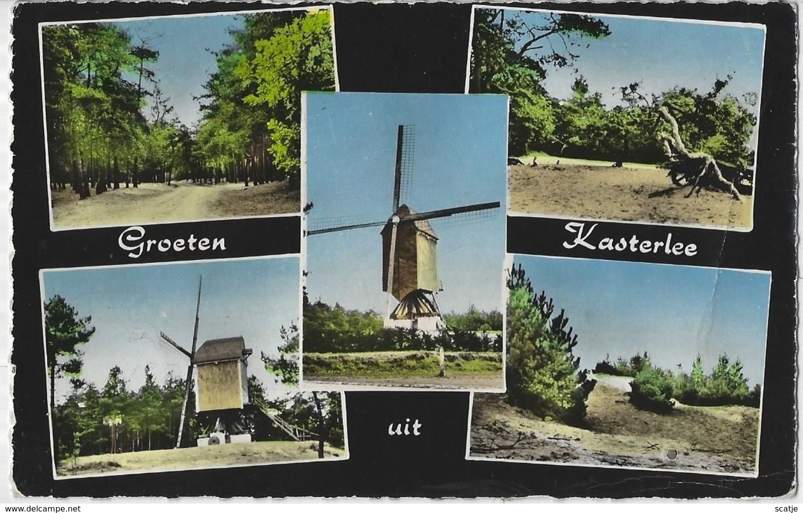 Groeten Uit Kasteree.   -   1962   Naar   Schoten - Kasterlee