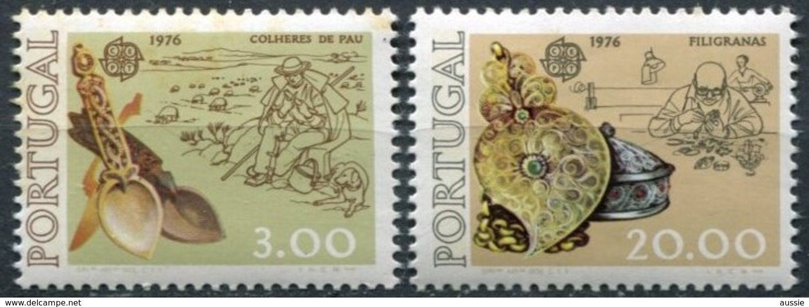 Portugal Cept 1976 Yvertnr. 1291-1292 *** MNH Cote 50,00 Euro - 1976