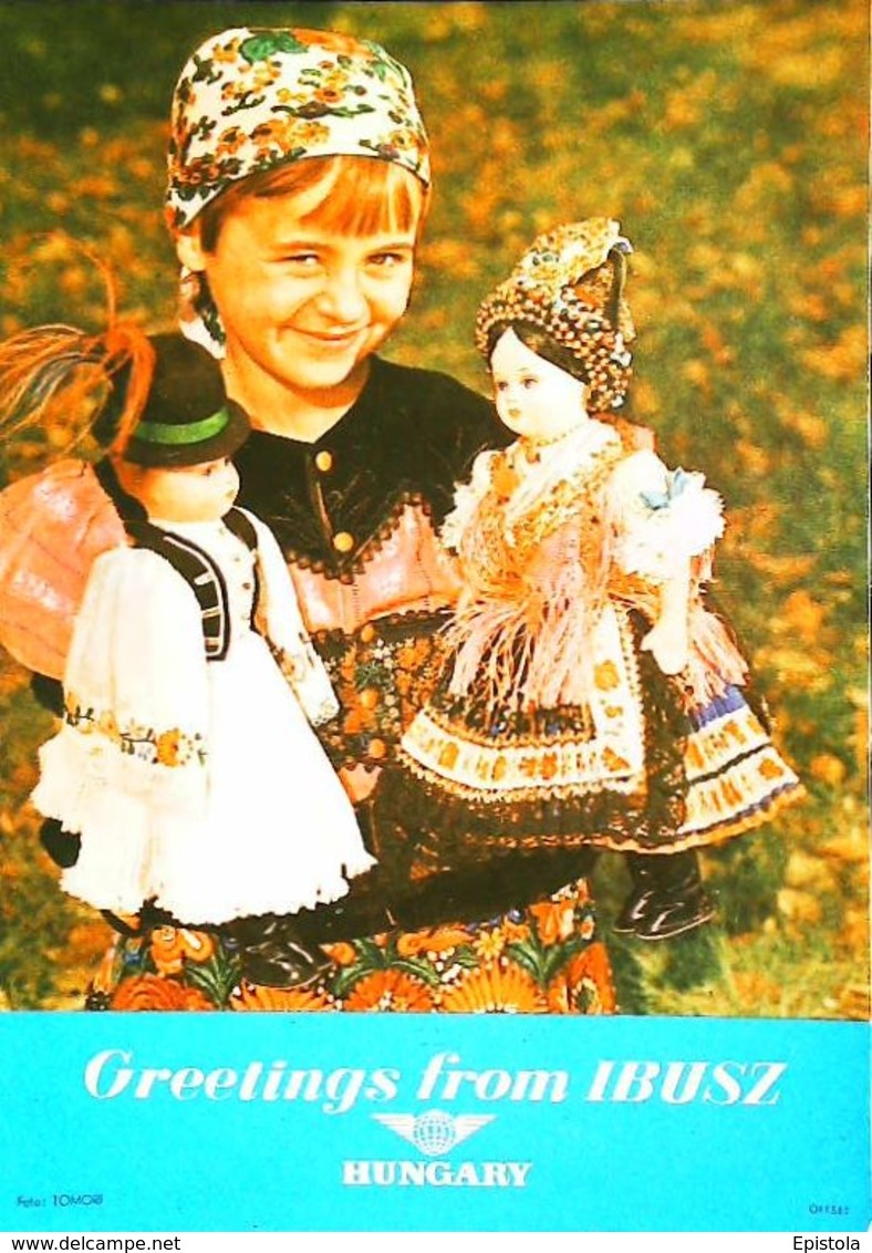 Greetings From Ibusz  Hungary  Poupée Doll - Ungarn