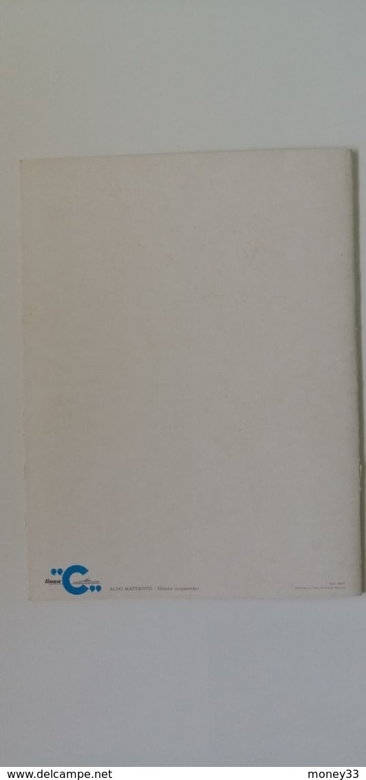 Lot De 10 Menus  Linea C Aldo Matteotti 1975 - Menus