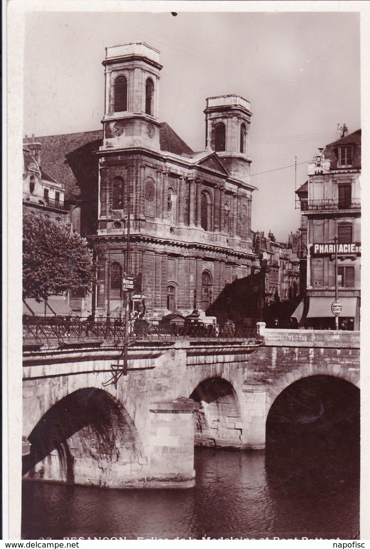 25-Besançon Eglise De La Madeleine & Pont Battant - Besancon