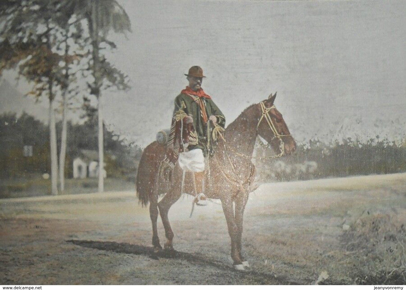 Brésil. Un Gaucho à Rio Grande Do Sul. Photogravure Fin XIXe. - Prints & Engravings