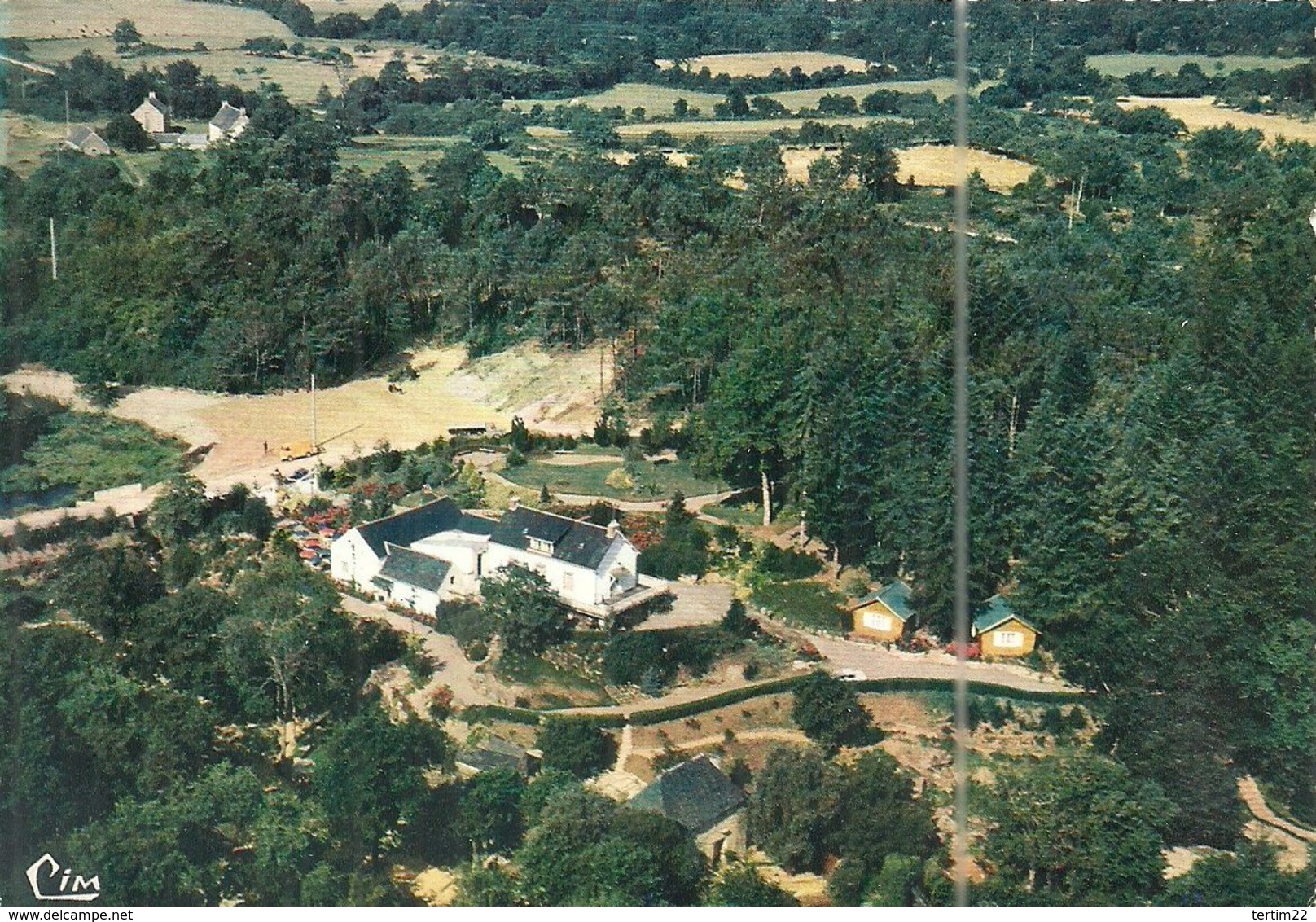 ( ALLAIRE )( 56 MORBIHAN )AUBERGE DU MOULIN DE QUIP  TEL 115.( VUE AERIENNE ) - Allaire