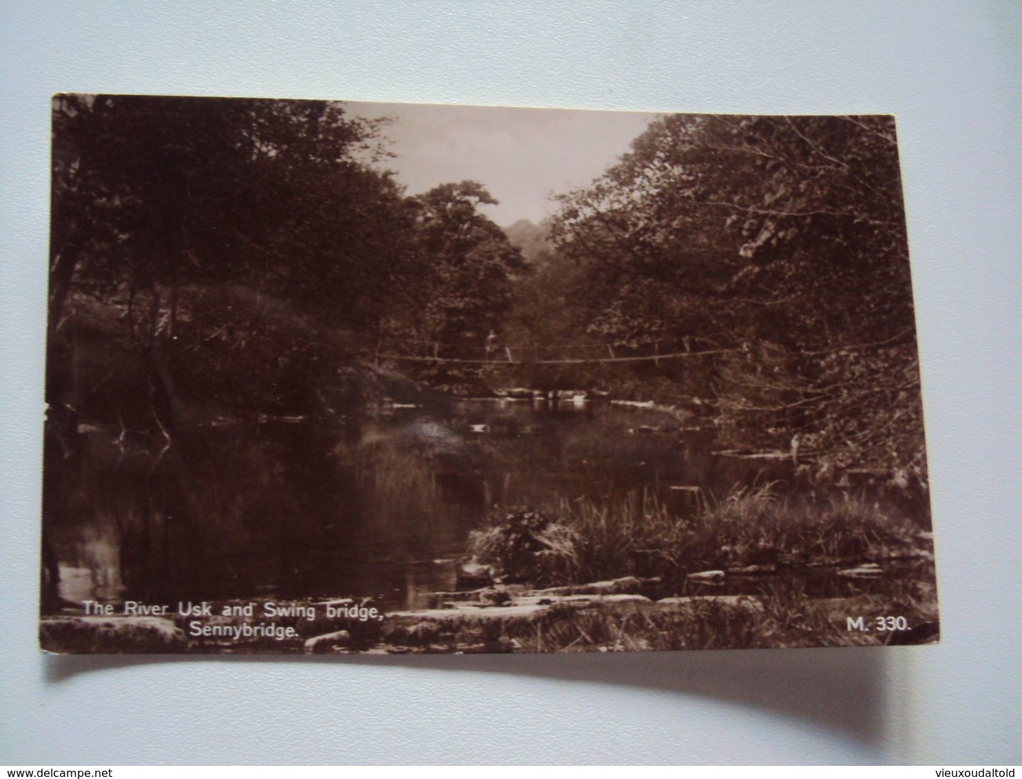 Sennybridge   The River Usk, Swing Bridge - Breconshire