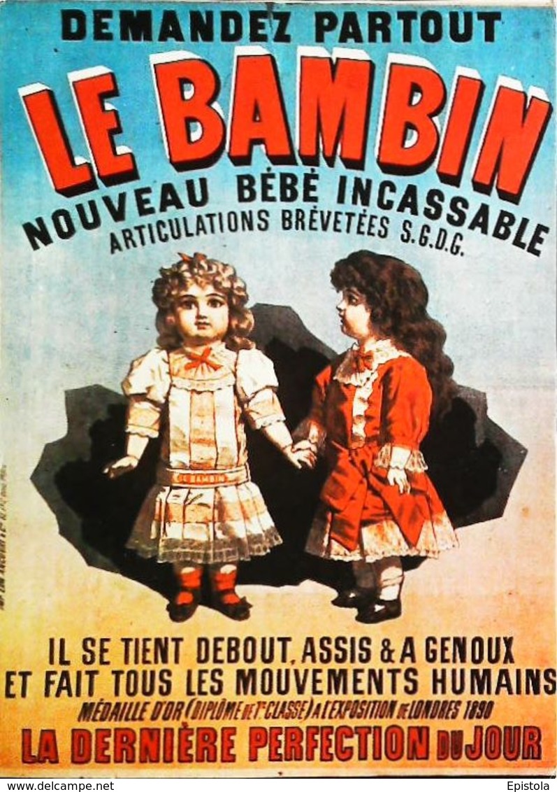 Publicité Poupée Doll Le Bambin  Bébé Incassable - Dolls