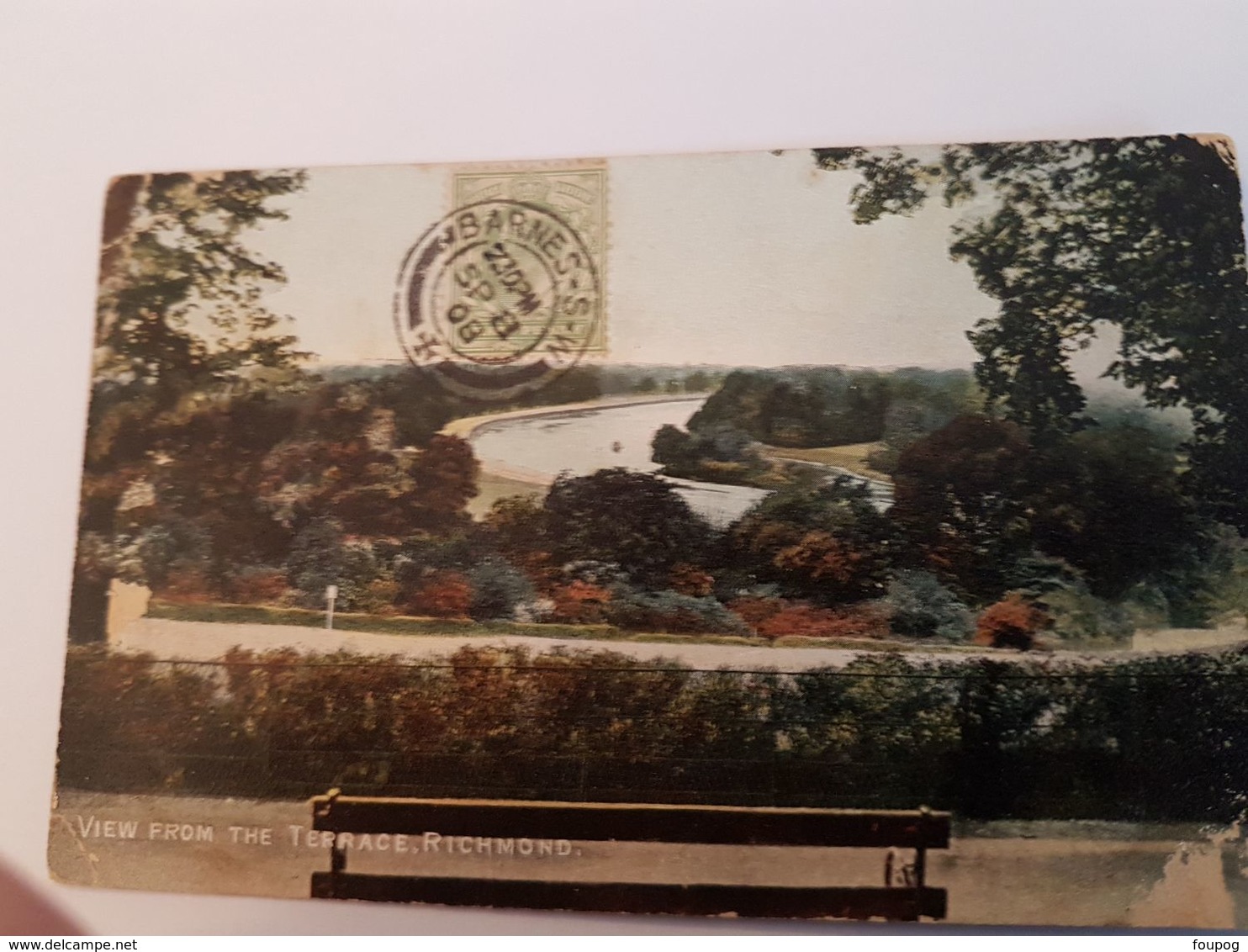 4 CARDS LONDRES LONDON RICHMOND RIVER THAMES  TERRACE BRIDGE ROYAUME UNI - London Suburbs