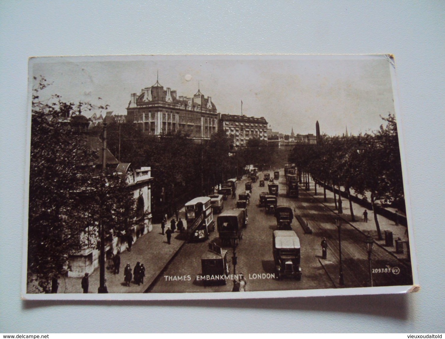 THAMES EMBANKMENT  -  LONDON (1933) - River Thames