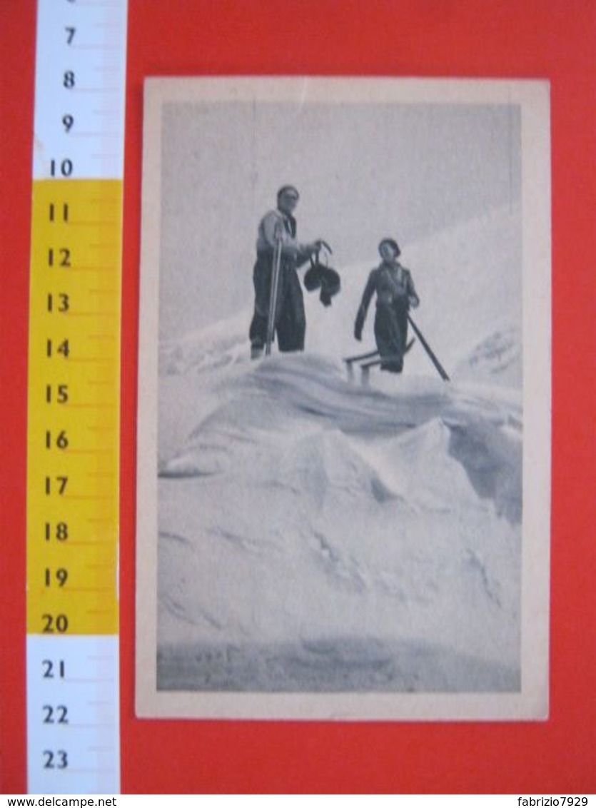CA.16 ITALIA CARD 1925 SPORT SCI NEVE UOMO DONNA INVERNO ABBIGLIAMENTO - Sports D'hiver