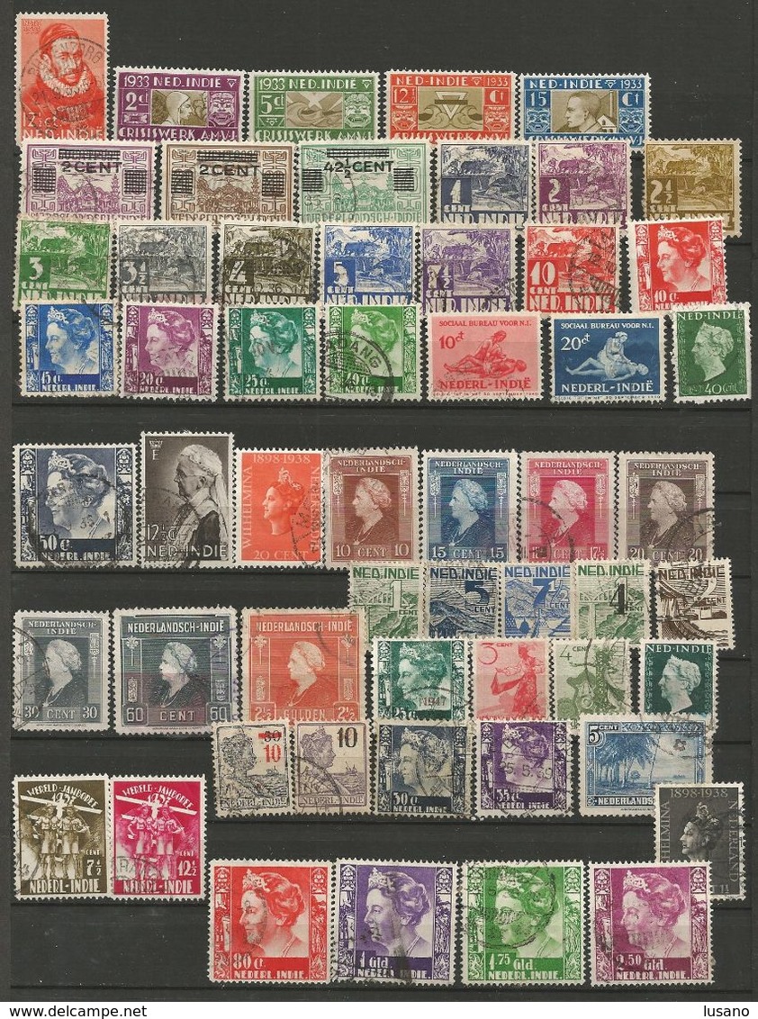 Indes Néerlandaises - Collection De Timbres Neufs (la Plupart *) Ou Oblitérés - Quelques 2ème Choix - Collections (without Album)