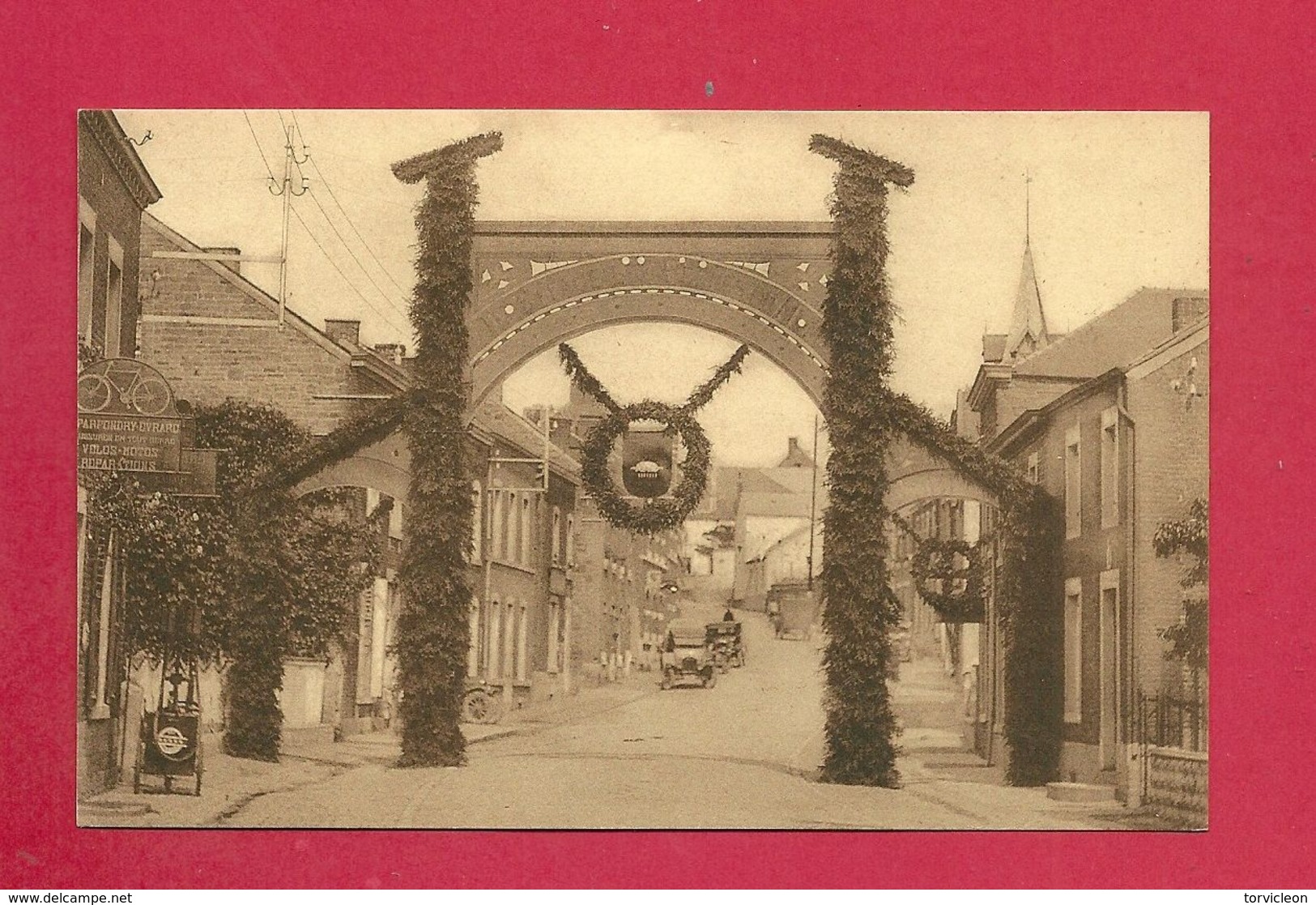 C.P. Havelange = 02.08.1931 : Congrès  Eucharistique  :  Arc De Triomphe De La Rue De La STATION - Havelange
