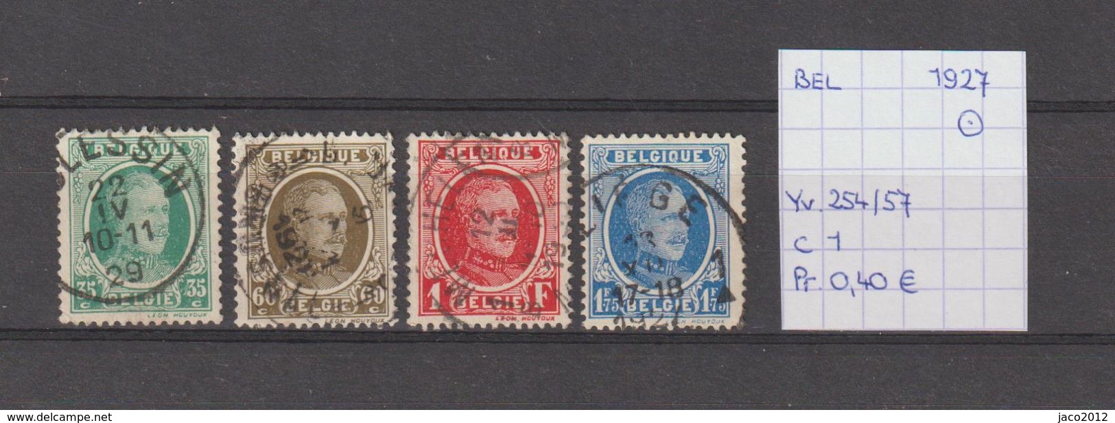 België 1927 - Yv./OCB 254/57 Gest./obl./used - Used Stamps