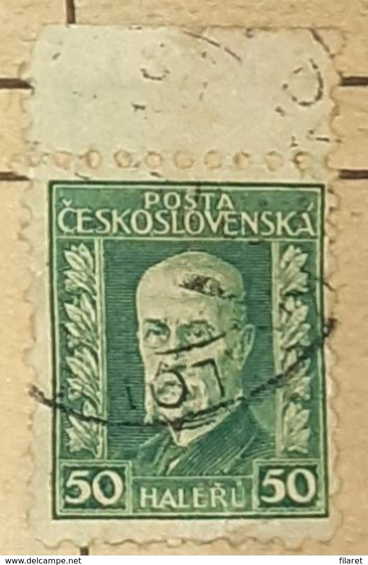 CZECHOSLOVAKIA-MASARYK-USED STAMP - Usati