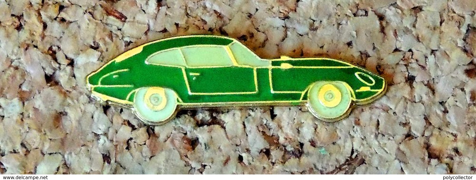 Pin's JAGUAR TYPE E Coupé Vert - Verni époxy - Fabricant Inconnu - Jaguar