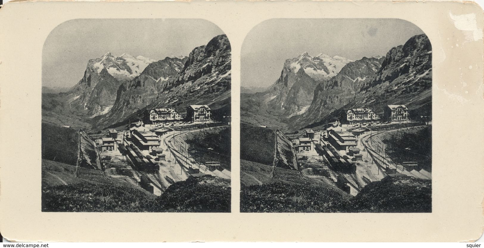 Stereo, Switserland, Scheidegg, Wetterhorn, No. 59 - Visores Estereoscópicos