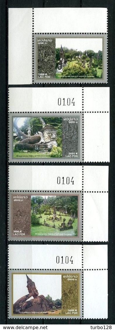 LAOS 2006 N° 1626/1629 ** Neufs MNH Superbes Le Wat Xieng Khuan Sculptures Bouddha - Laos