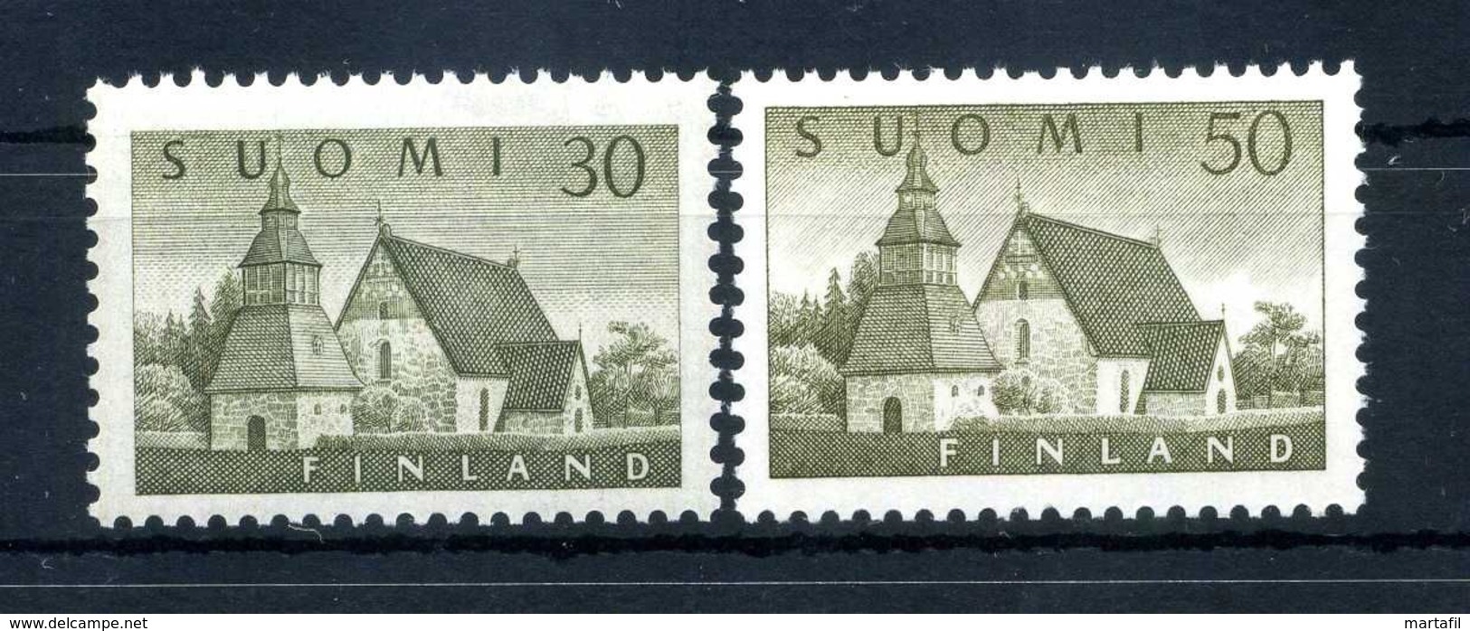 1956-57 FINLANDIA SET MNH ** - Unused Stamps