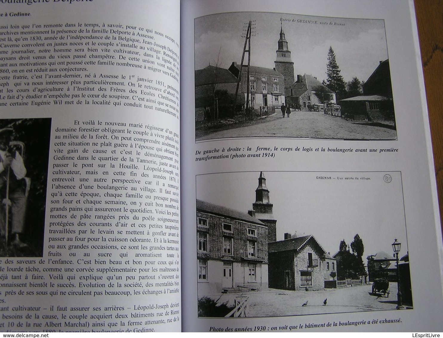 CERCLE D' ETUDES HISTORIQUES DE GEDINNE 19 A Gerhenne Graide Boulagerie Delporte Légion belge Guerre 14 18 Sart Custinne