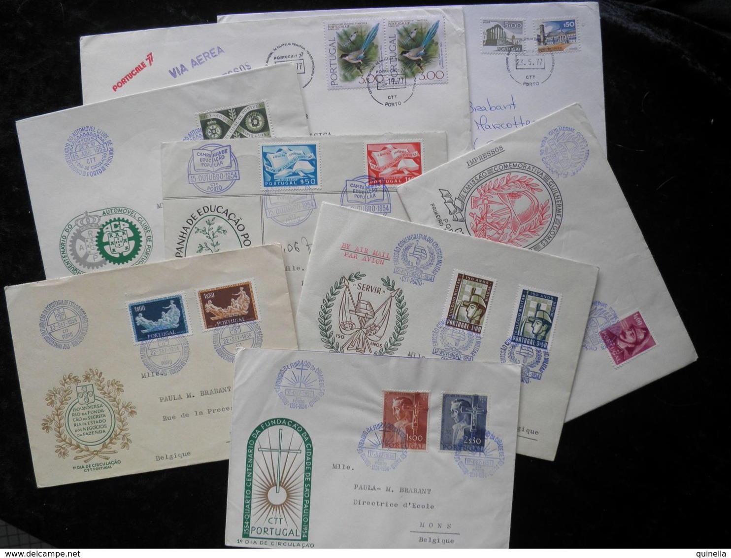 Lot De 6 First Day & 2 Autre Enveloppes  De Portugal Avec Très Beau Timbres - Mezclas (max 999 Sellos)