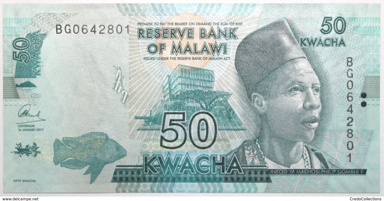 Malawi - 50 Kwacha - 2017 - PICK 64d - NEUF - Malawi