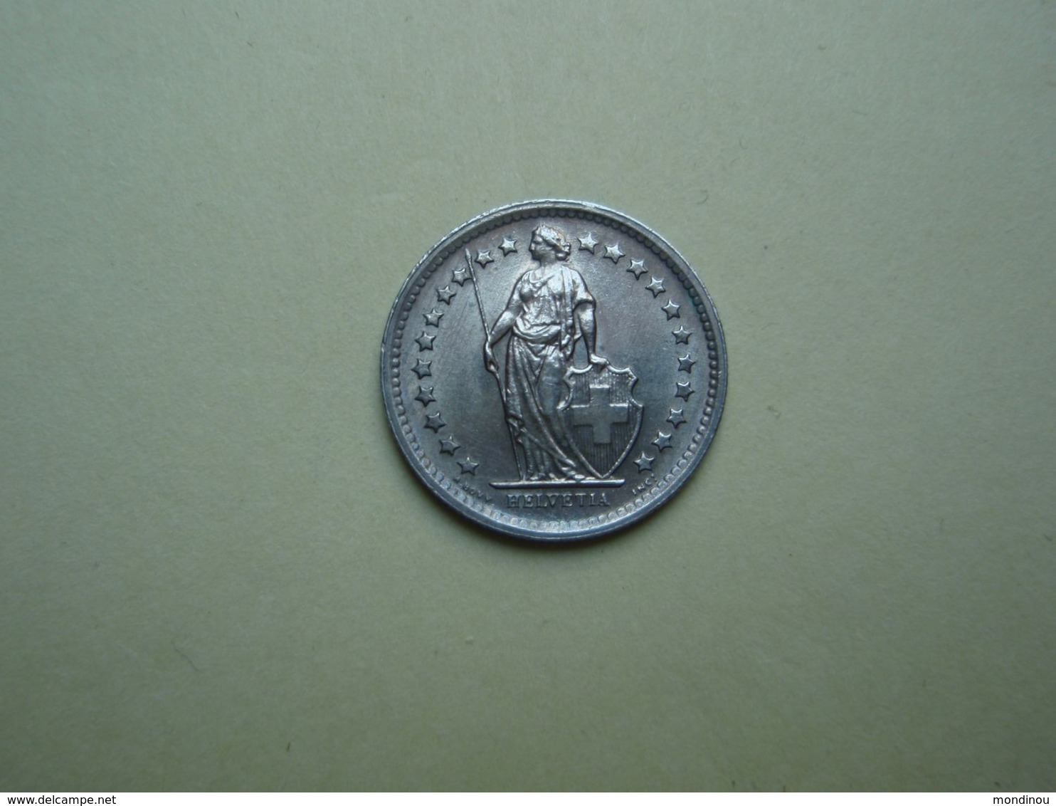 1/2 Franc 1968 Helvetia. Cupro-Nickel - Other & Unclassified
