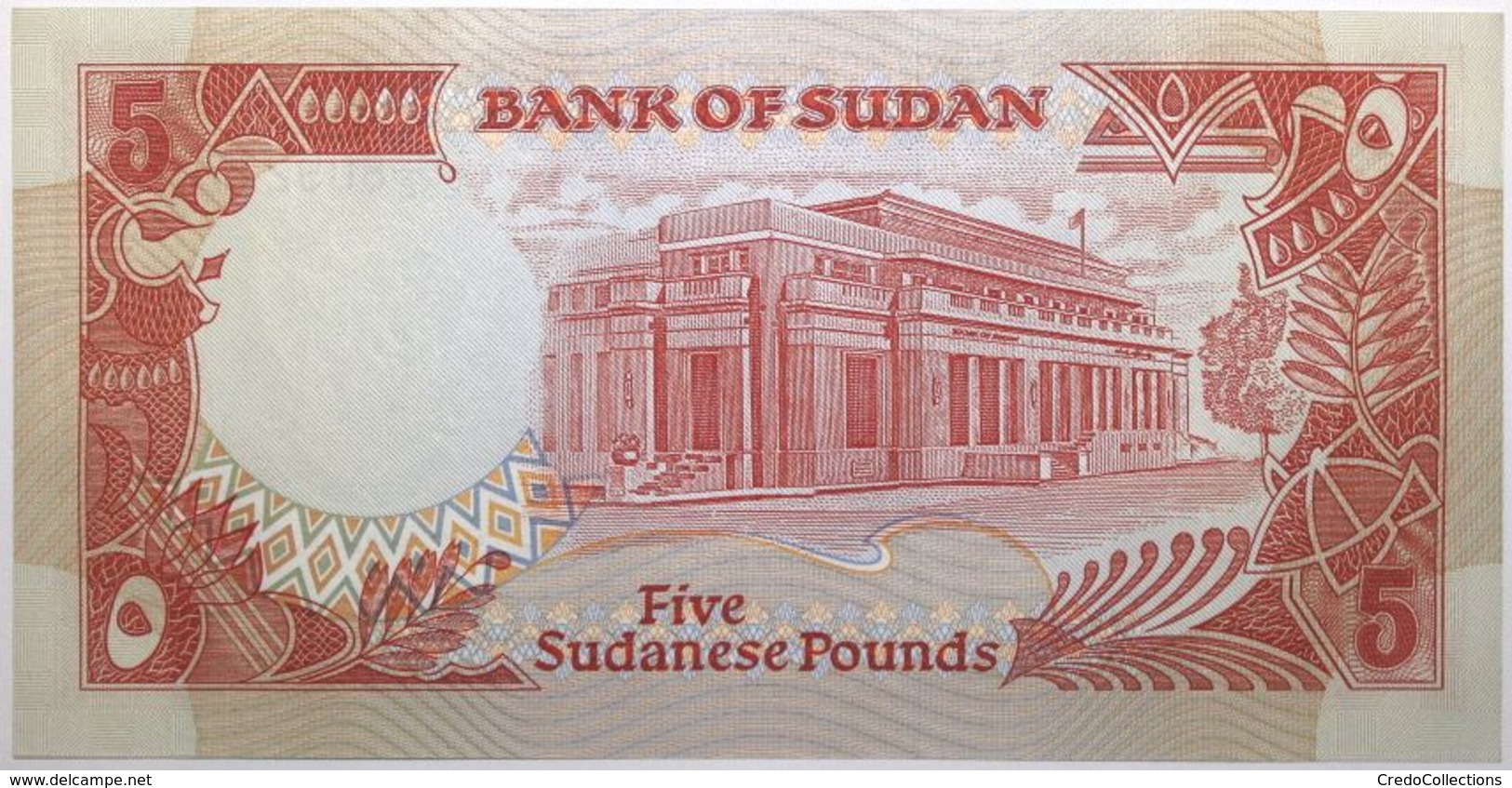 Soudan - 5 Pounds - 1991 - PICK 45 - NEUF - Sudan