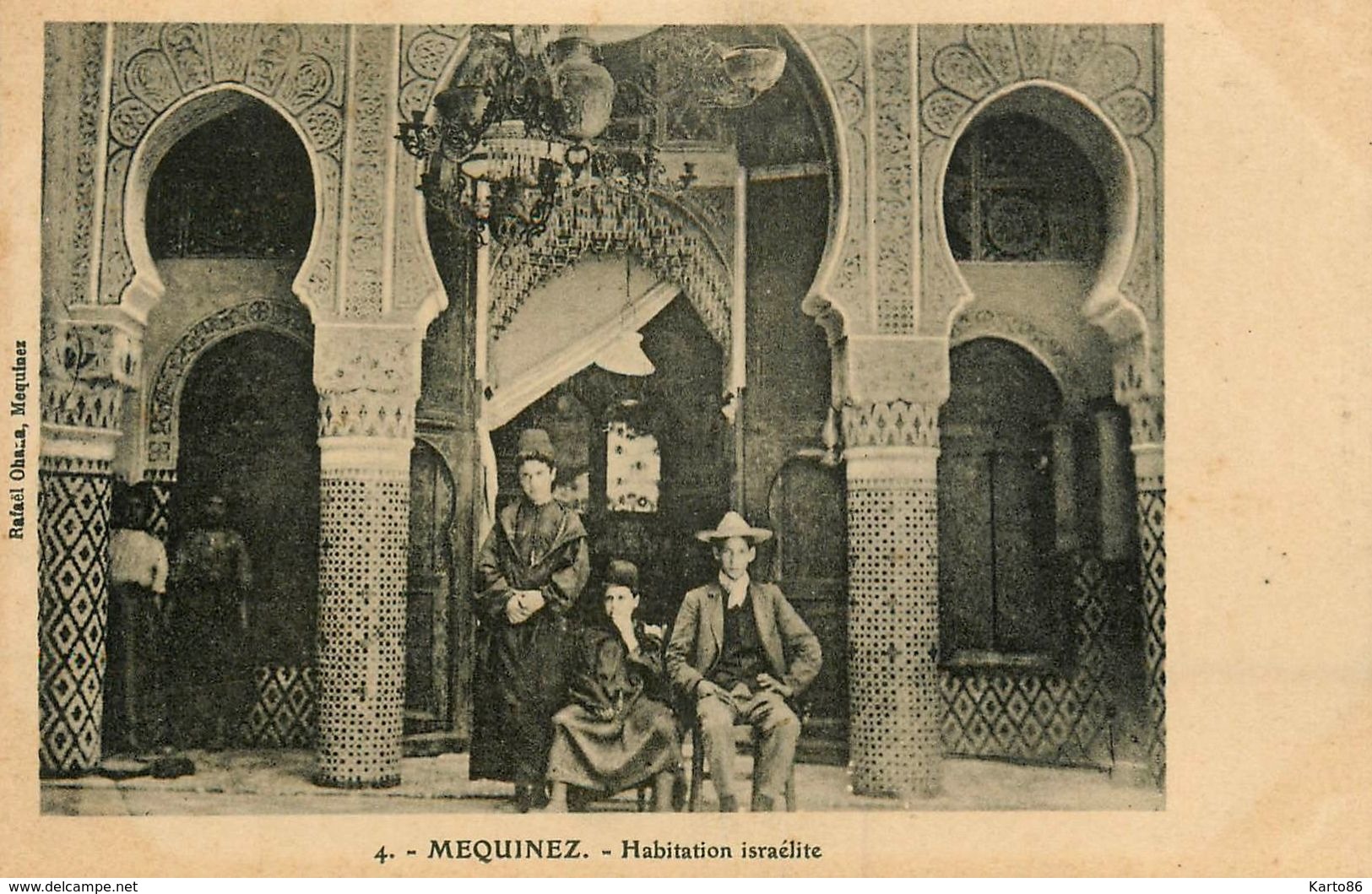 Judaica * Mequinez * Habitation Israélite * Judaisme Juif Jew Jewish Jud Juden Juifs Juives Juive * Meknes Maroc - Giudaismo