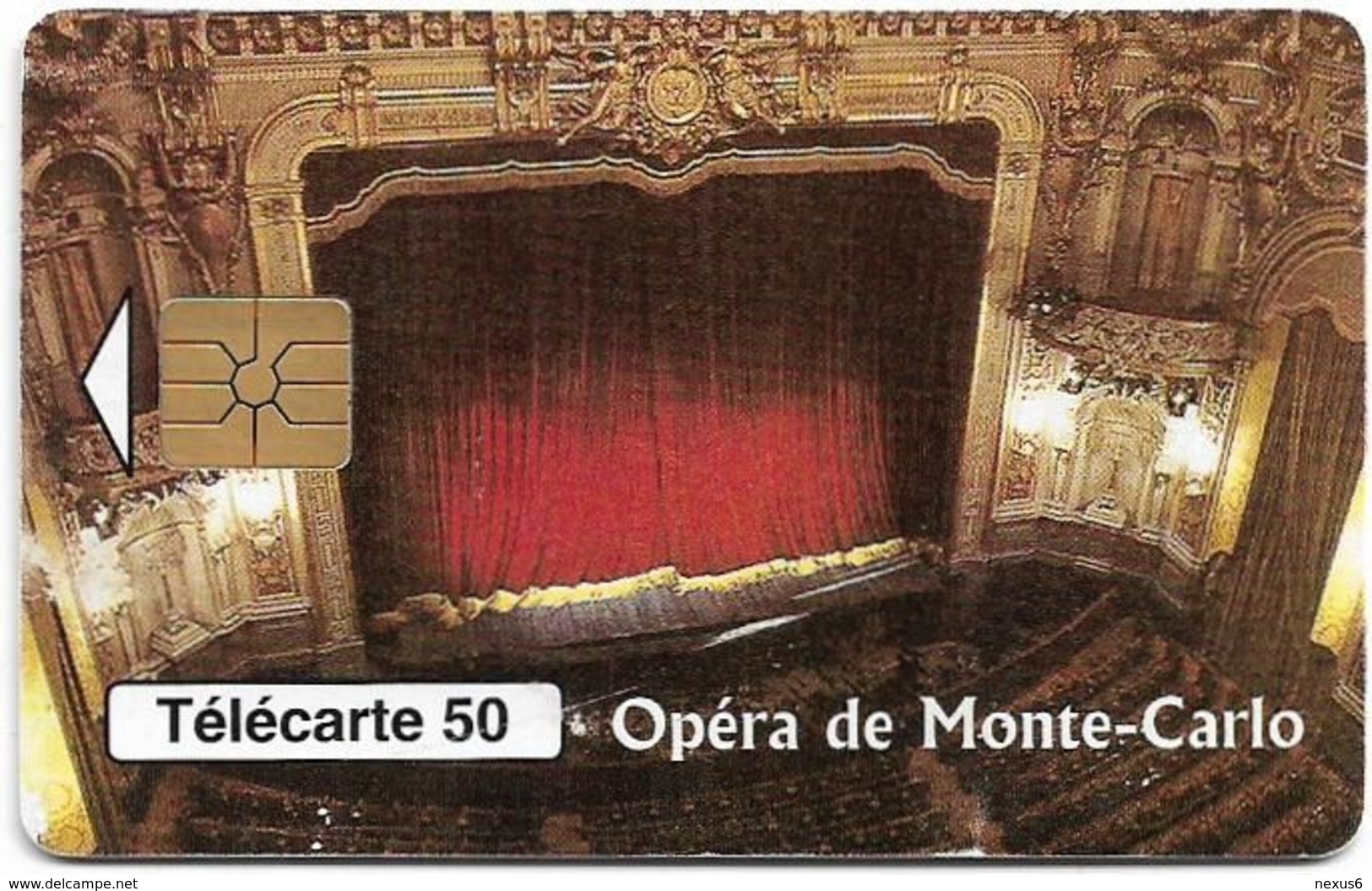 Monaco - MF46 (003) - Opéra De Monte-Carlo - Gem1B Not Symm. Red, Cn. B77xxx003, 07.1997, 50Units, 52.000ex, Used - Monaco