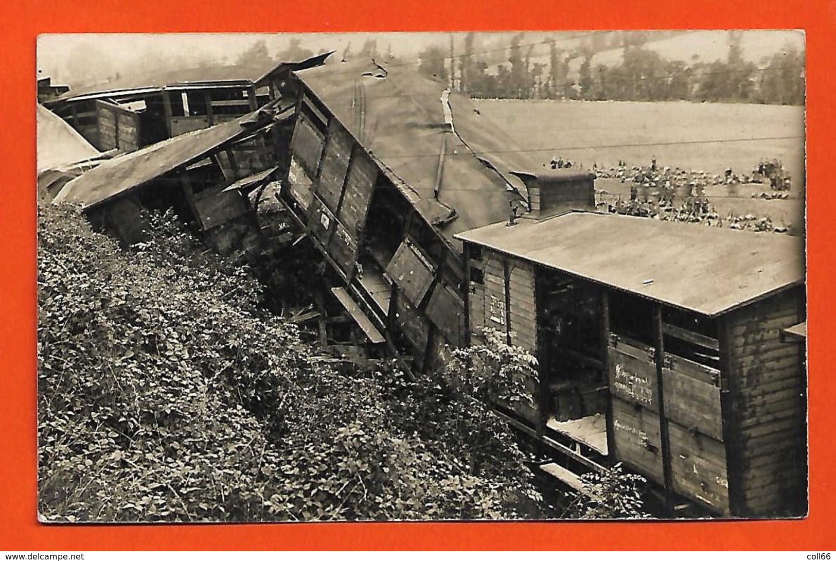 81  St Amans-Soult 1913 Carte-photo Catastrophe Ferroviaire Déraillement Train Cliché N° 2 Sans éditeur Dos Scanné - Autres & Non Classés