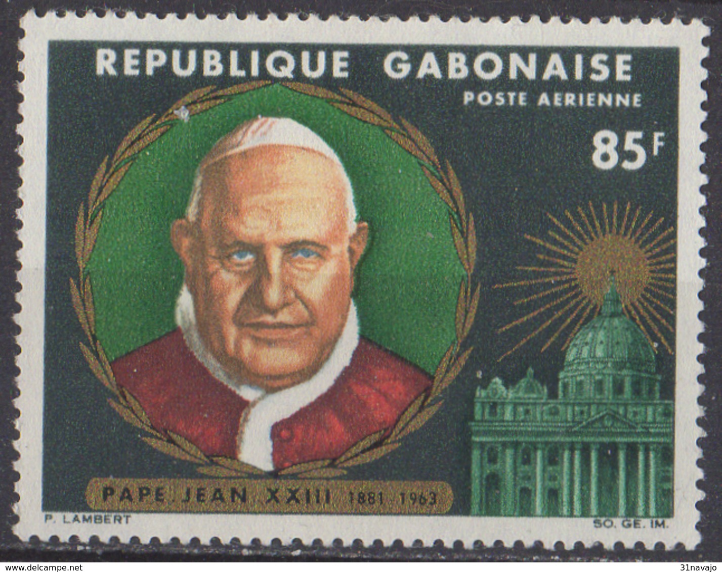 GABON - Jean XXIII - Gabun (1960-...)