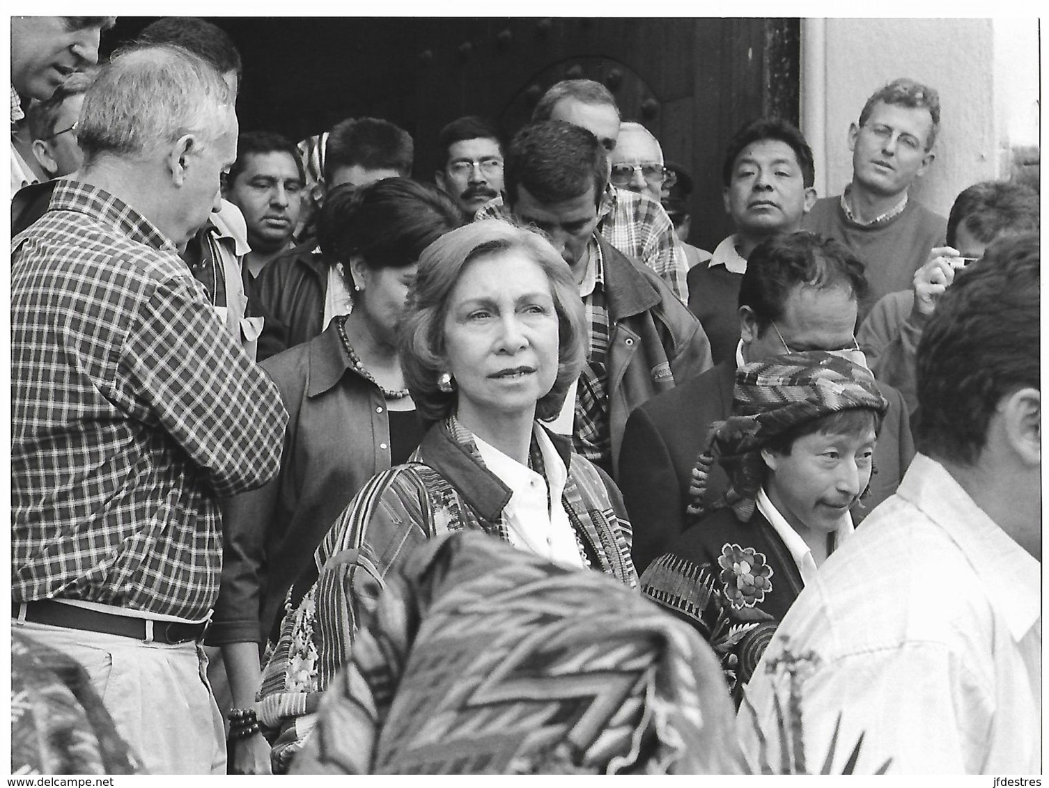 Photo Guatemala. La Reine Sofia Sophie D'Espagne..Ph. Vivant Univers 2000 . - Lugares