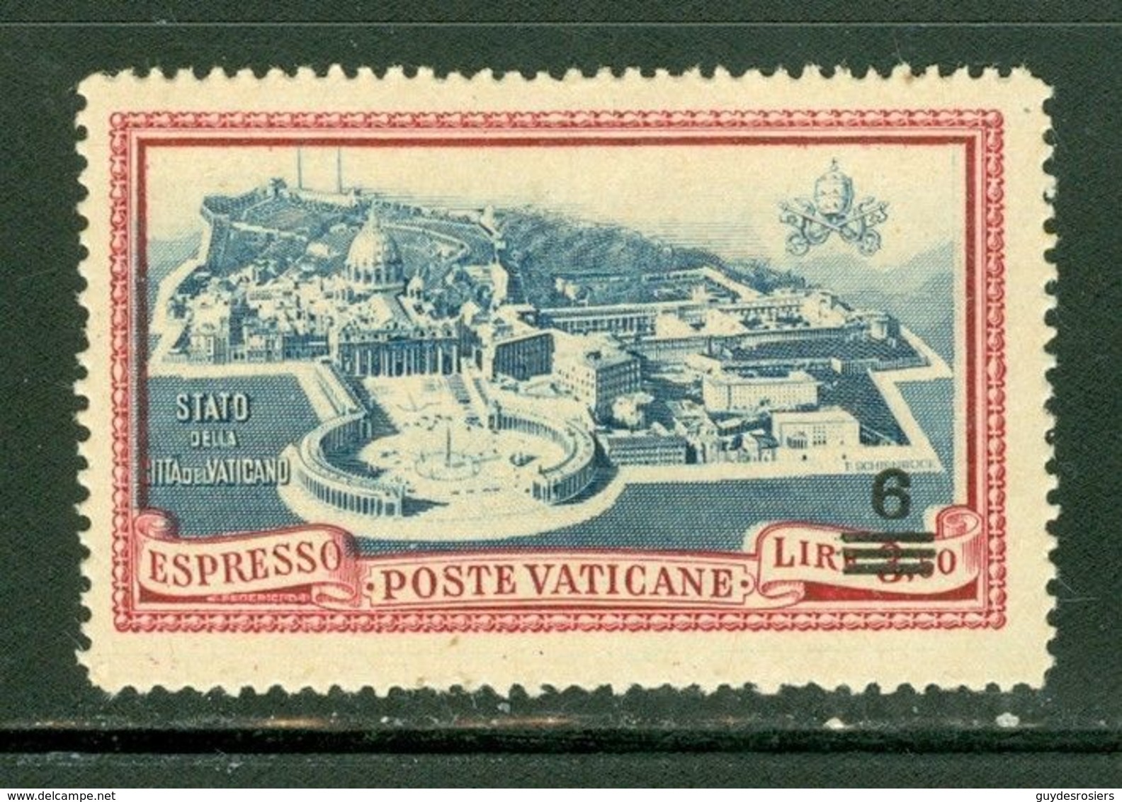 Vatican; Scott # E-7, Livraison Spéciale / Special Delivery; Neuf, Trace De Charnière  (9279) - Impuestos