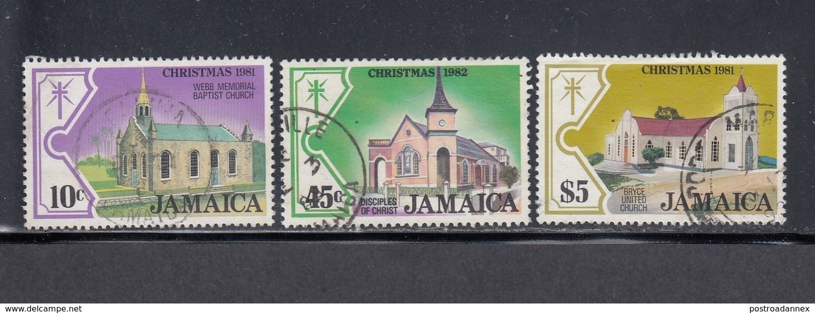 Jamaica, Scott #520-522, Used, Christmas, Issued 1981 - Giamaica (1962-...)