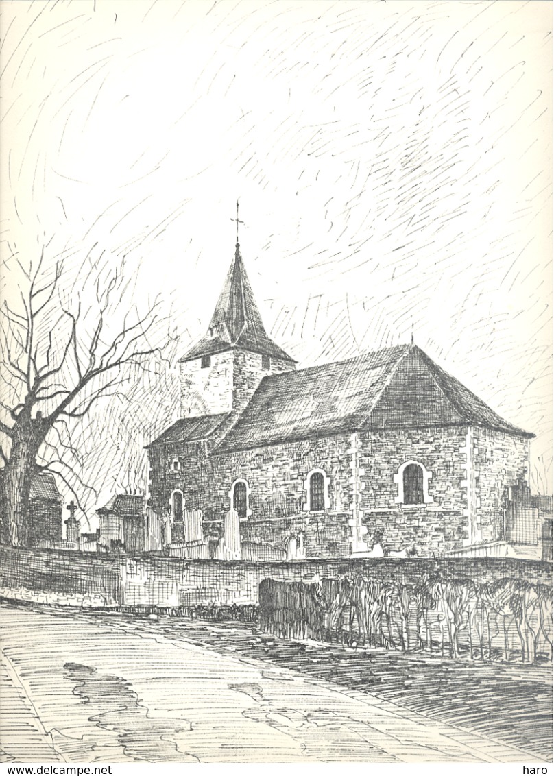 EVEGNEE -  L'Eglise - Lithographie De Laurent BALHAN (Mi11) - Lithographies