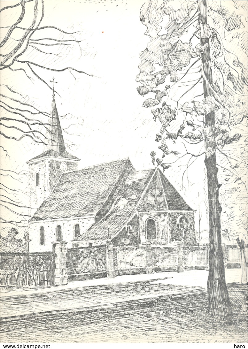 St. - PIETERS VOEREN / FOURON St. PIERRE  -  L'Eglise - Lithographie De Laurent BALHAN (Mi11) - Litografia
