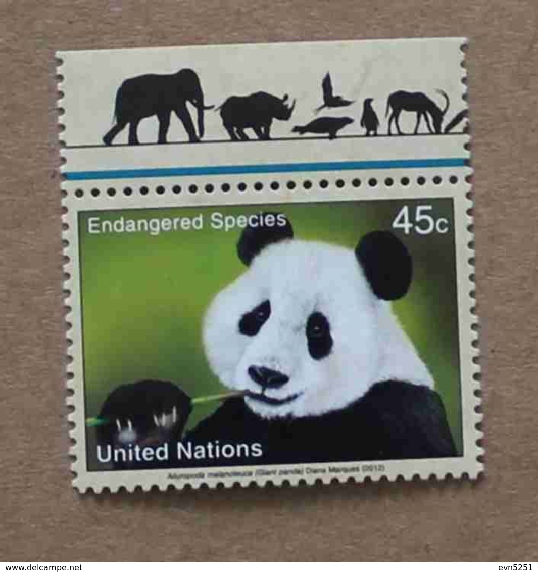 NY12-01 : Nations-Unies (New-York) / Protection De La Nature - Panda Géant (Ailuropoda Melanoleuca) - Neufs