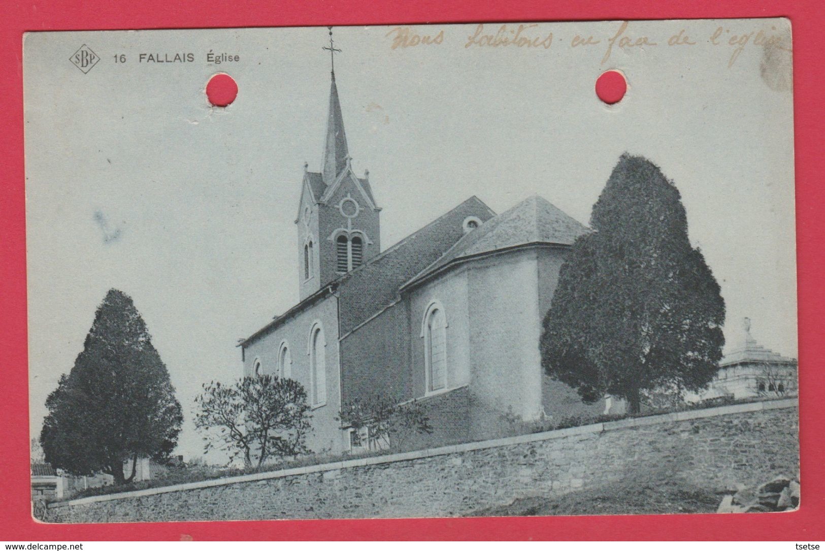 Fallais - L'Eglise - S.B.P. - 1919 ( Voir Verso ) - Braives