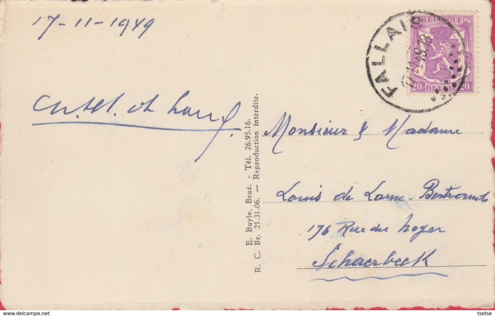 Fallais - Souvenir De ... - Carte Multivues -1949 ( Voir Verso ) - Braives