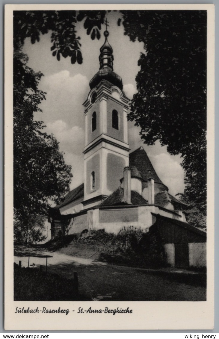 Sulzbach Rosenberg - S/w Sankt Anna Bergkirche - Sulzbach-Rosenberg