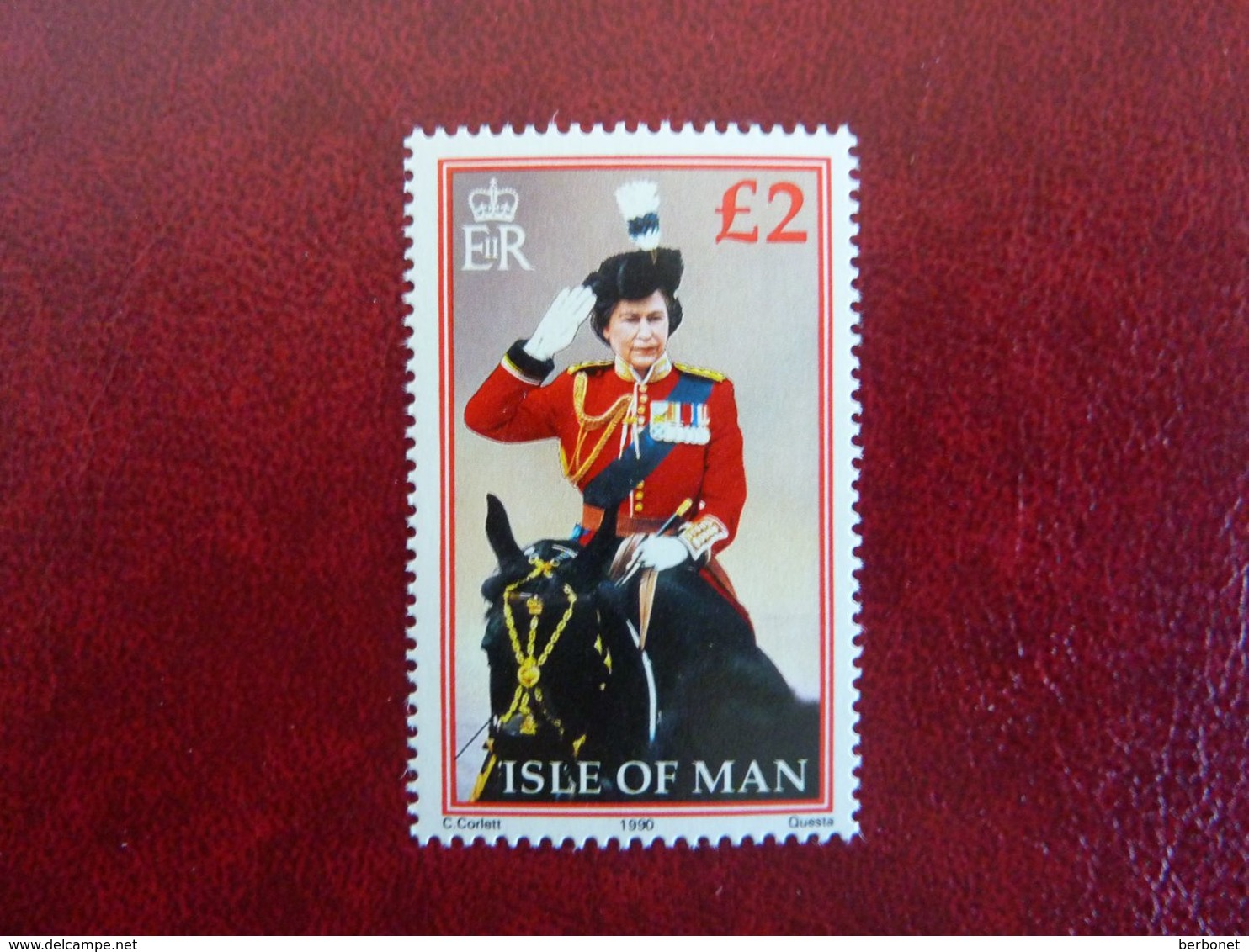 1990   Queen Elisabeth II    SG =  380a   ** MNH - Man (Insel)