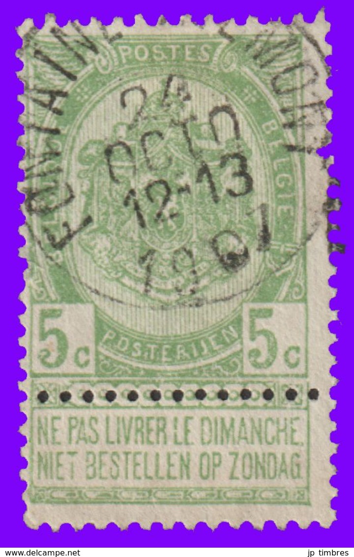 COB N° 56 - Belle Oblitération "FONTAINE-VALMONT" - 1893-1900 Fine Barbe