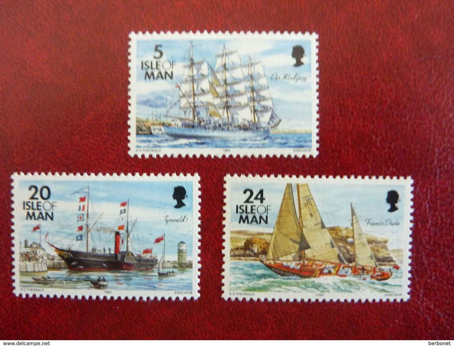 1993    Ships  SG = 542 / 543 And 547   ** MNH - Man (Insel)