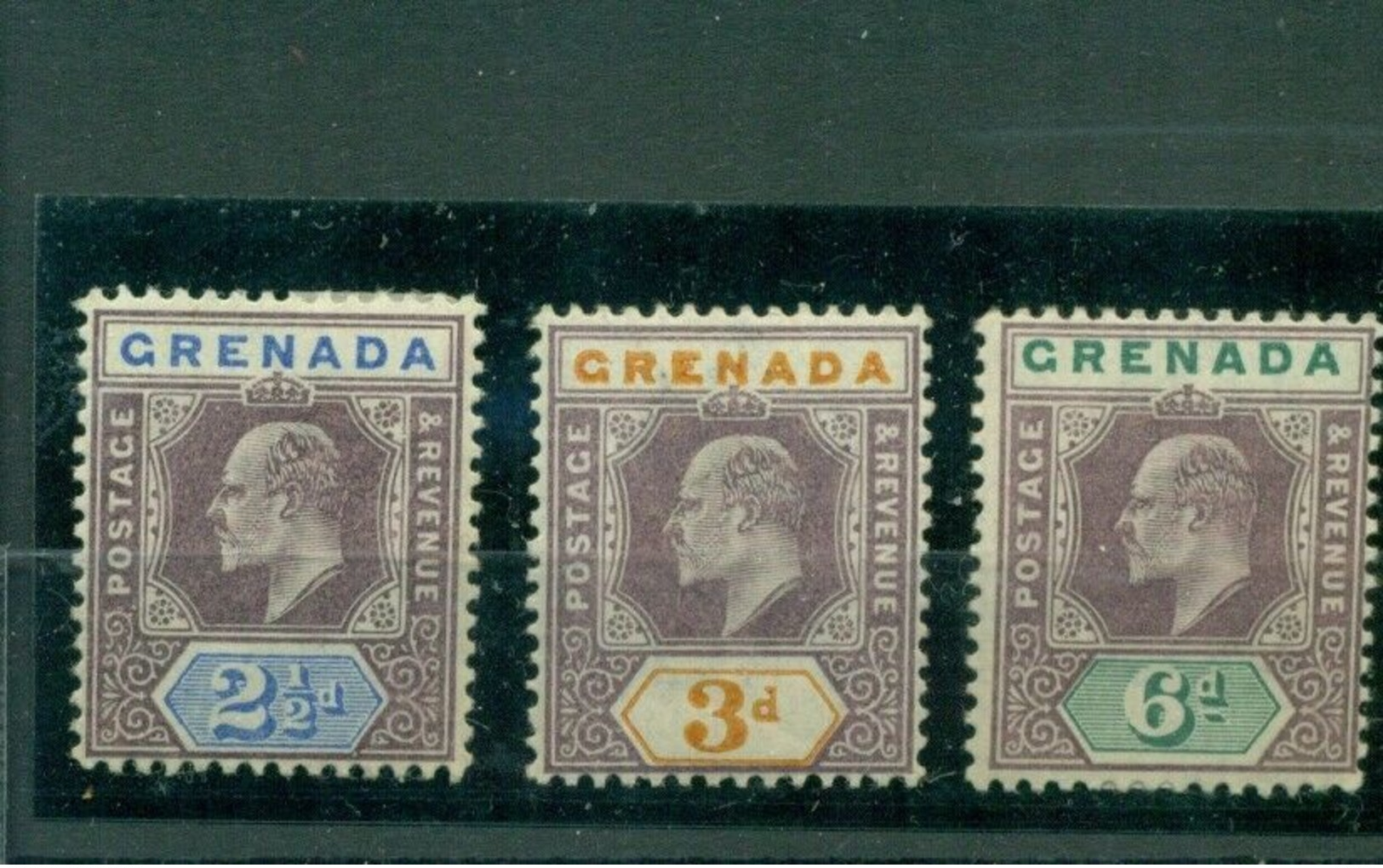 Grenada, König George V. Nr. 44 - 46 Falz * - Grenada (...-1974)