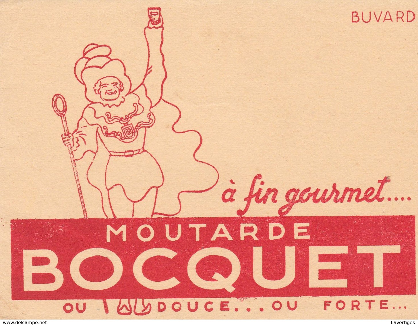 BOCQUET, à Fin Gourmet, Moutarde Bocquet, Ou Douce...ou Forte - Senape