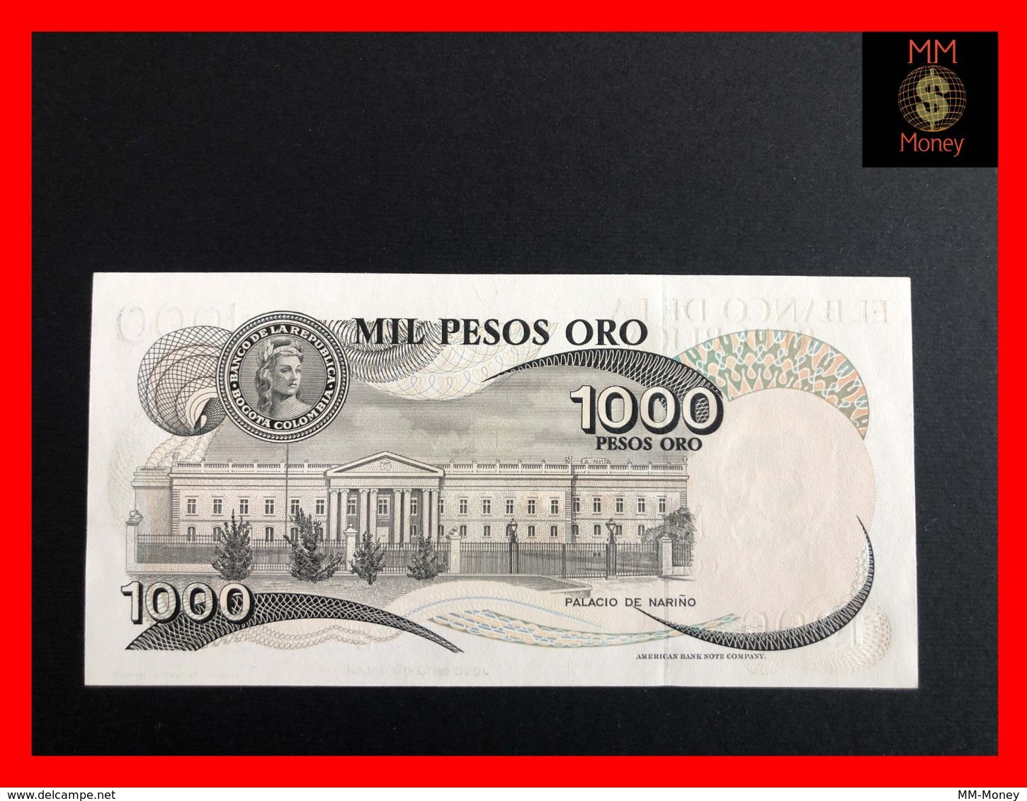 COLOMBIA 1.000 1000 Pesos Oro 1.4.1979 P. 421 UNC - Colombia