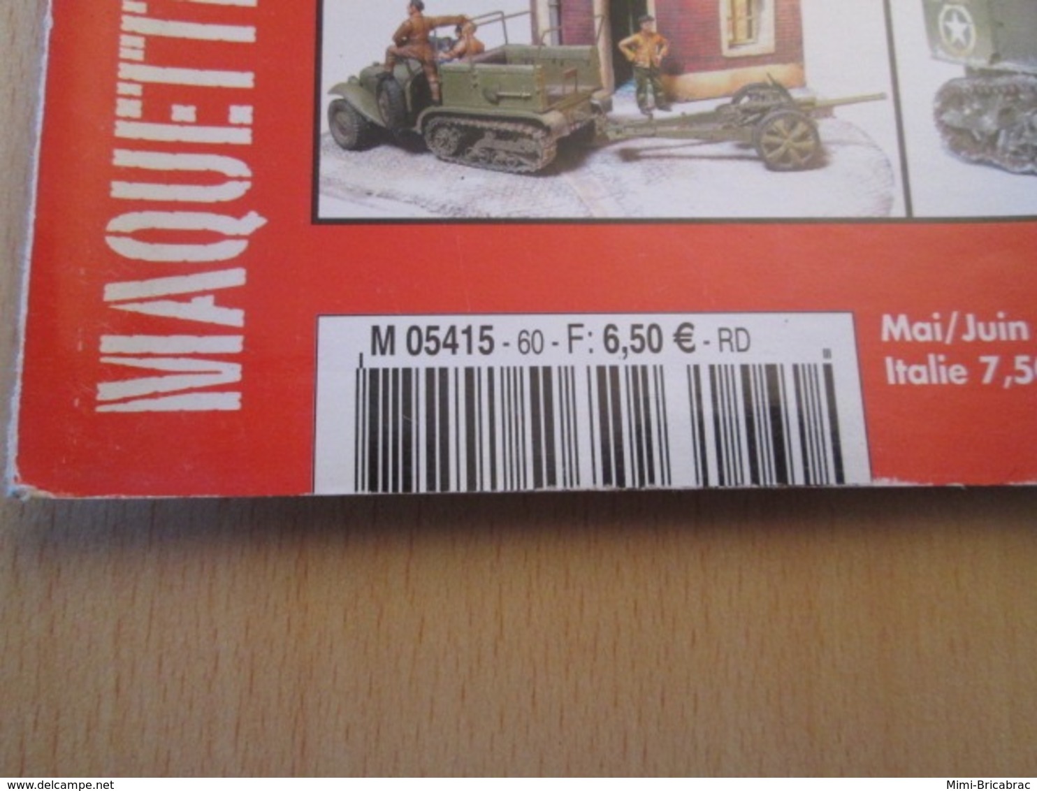 FANA2020 Revue De Maquettisme Plastique MAQUETTES MILITAIRES N°61 De 2009 , Valait 6.20 €; Sommaire En Photo 3 ; TB état - Francia