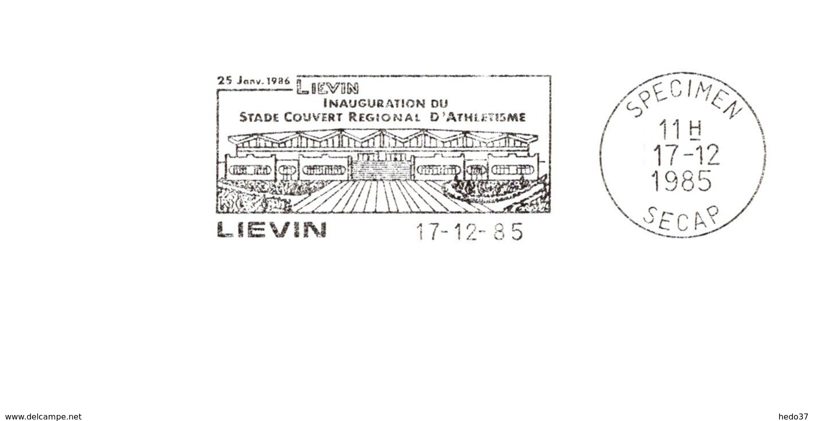 Département Du Pas De Calais - Lievin - Flamme Secap SPECIMEN - Mechanical Postmarks (Advertisement)